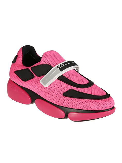 prada trainers pink|hot pink prada sneakers.